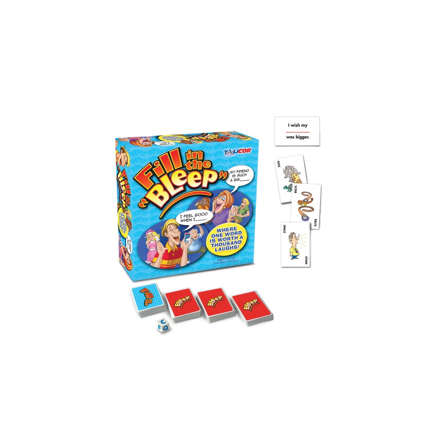 Talicor™ FILL IN THE BLEEP - Fun & Educational Game for Kids