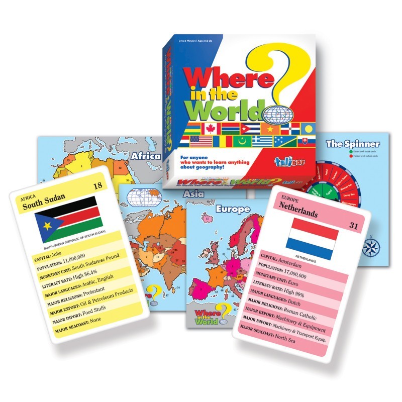 Talicor™ Where in the World? Game