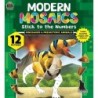 Teacher Created Resources® Dinosaurs Modern Mosaics Stick to the Numbers