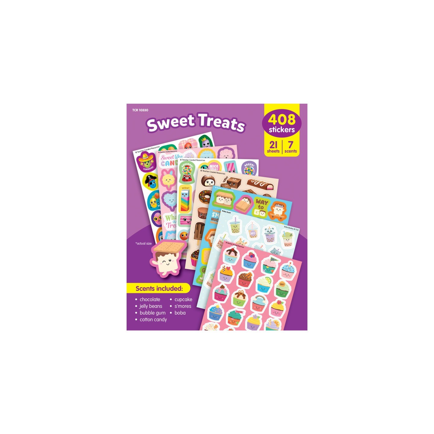 Teacher Created Resources Sweet Treats Smelly Stickers Variety Pack