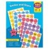 Teacher Created Resources Smiles and Stars Smelly Stickers Variety Pack