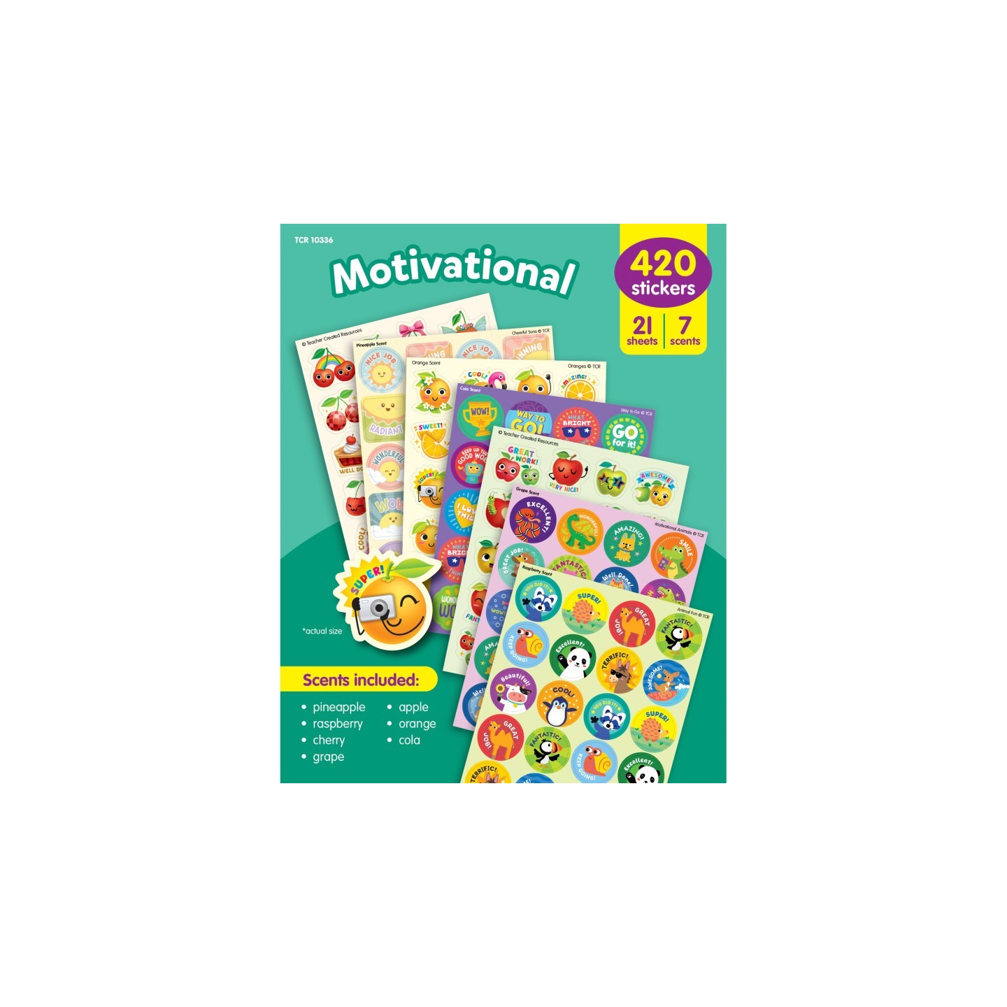 Teacher Created Resources Motivational Smelly Stickers Variety Pack