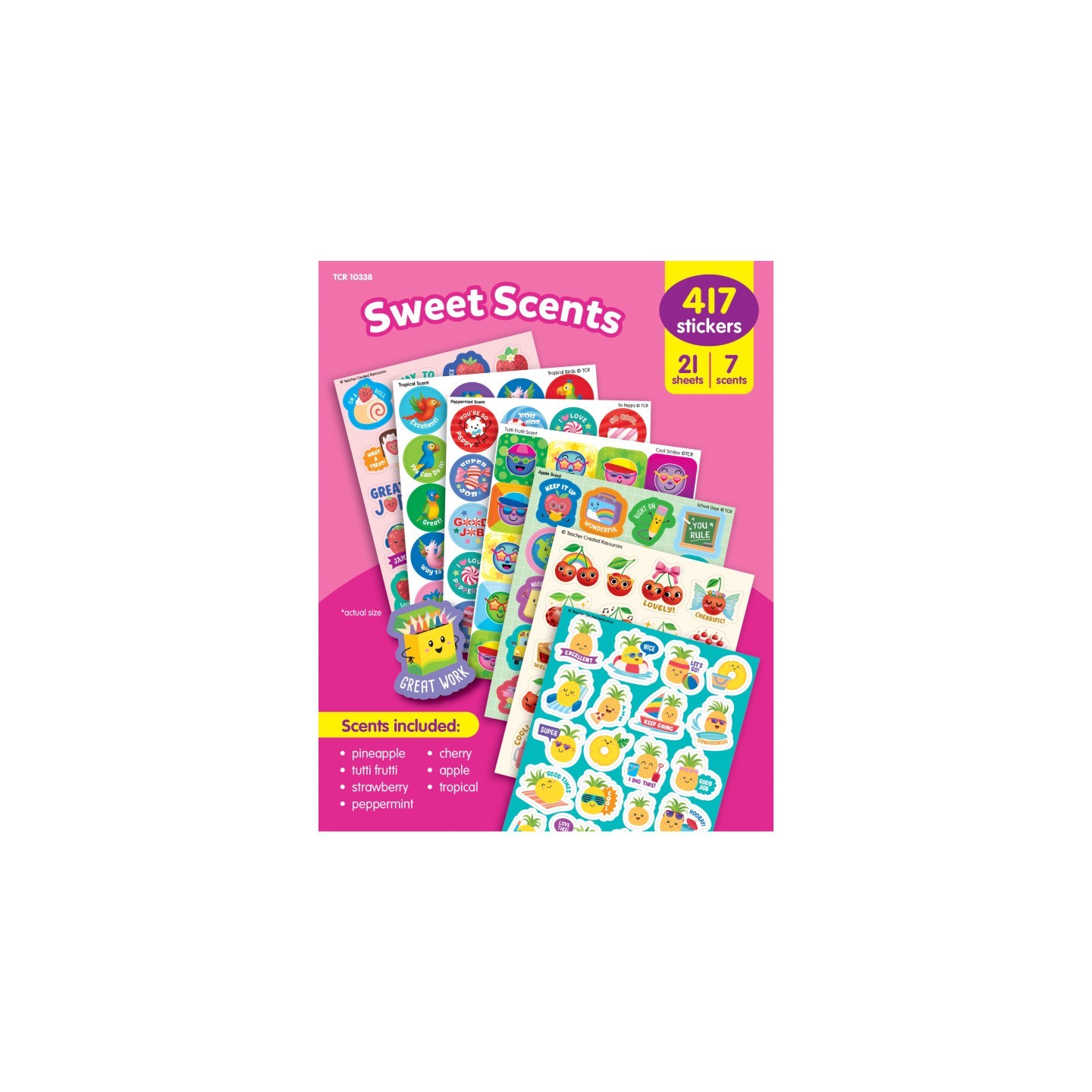 Teacher Created Resources Sweet Scents Smelly Stickers Variety Pack