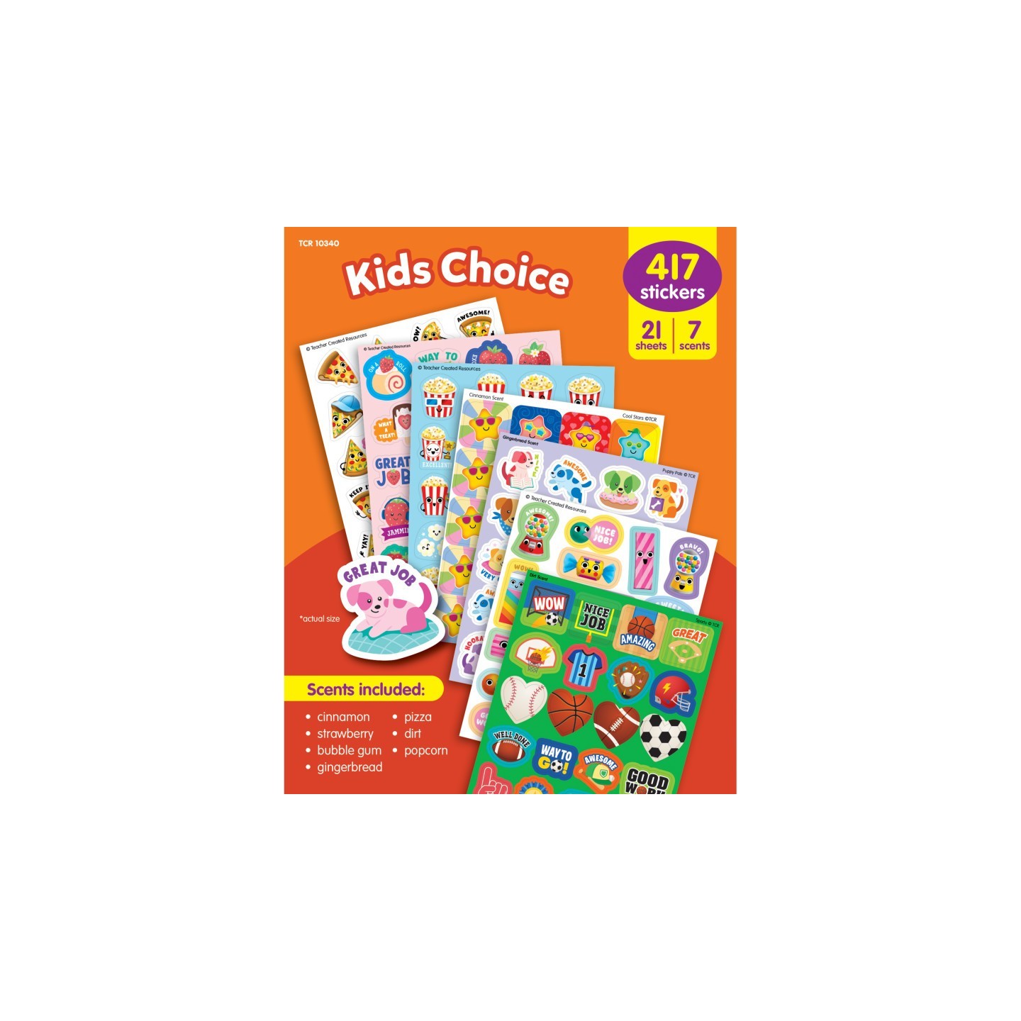 Teacher Created Resources Kids Choice Smelly Stickers Variety Pack