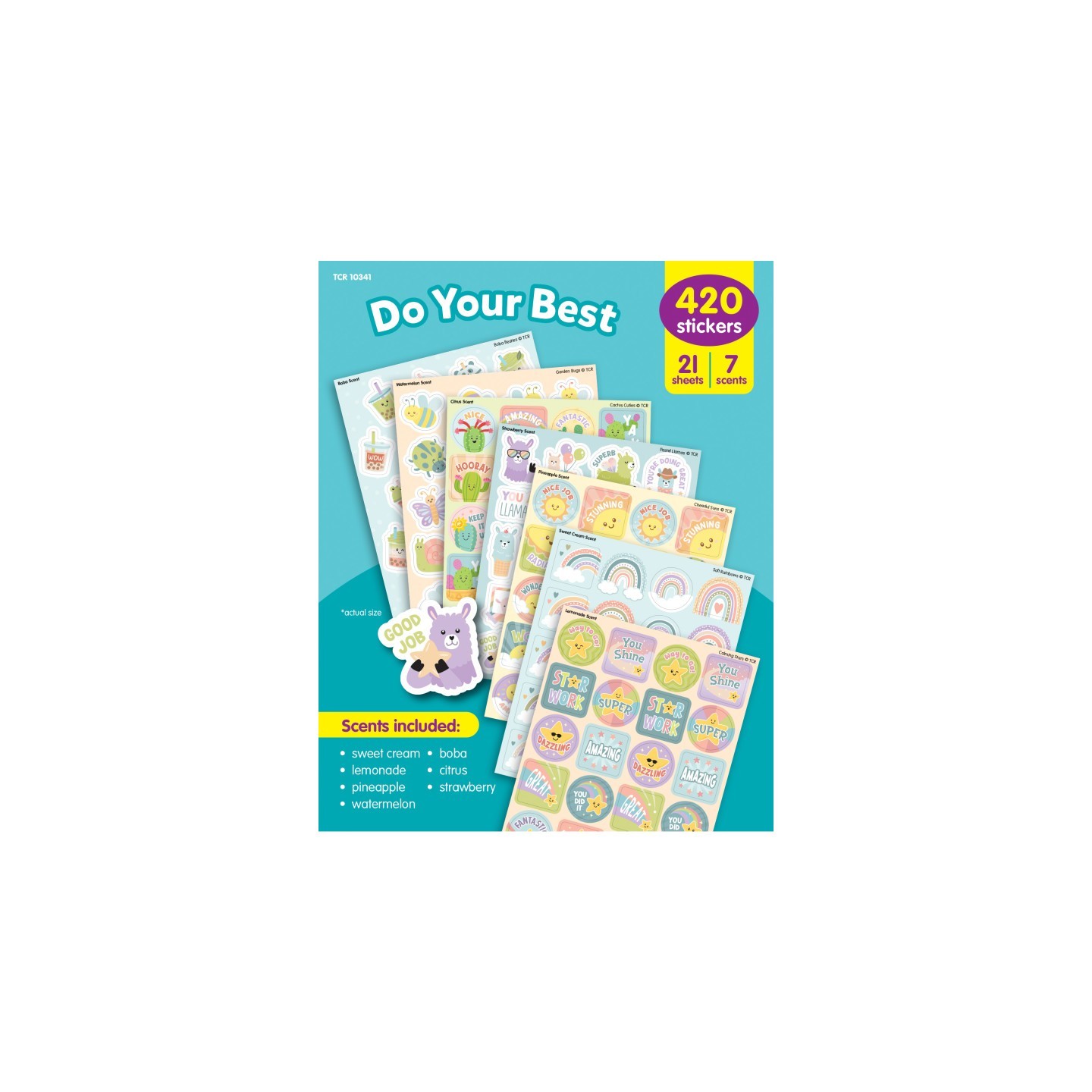 Teacher Created Resources Do Your Best Smelly Stickers Variety Pack