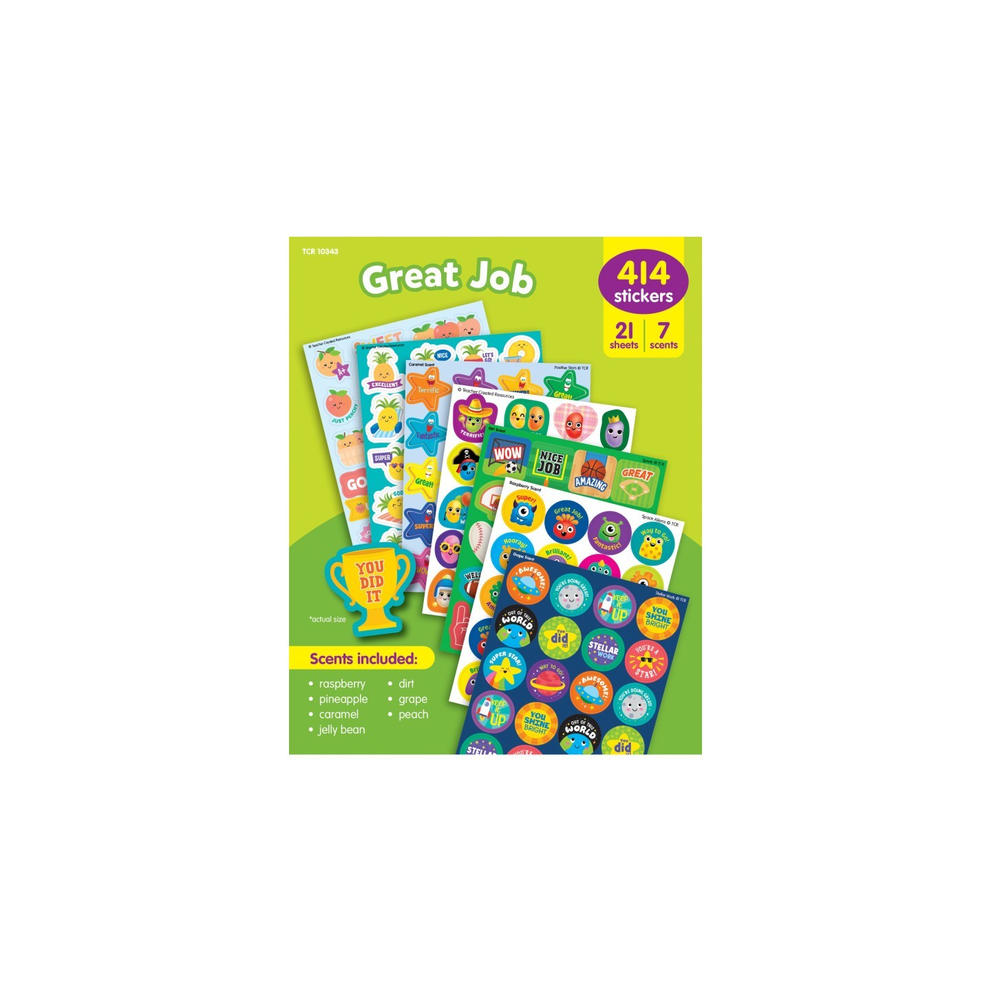 Teacher Created Resources Great Job Smelly Stickers Variety Pack