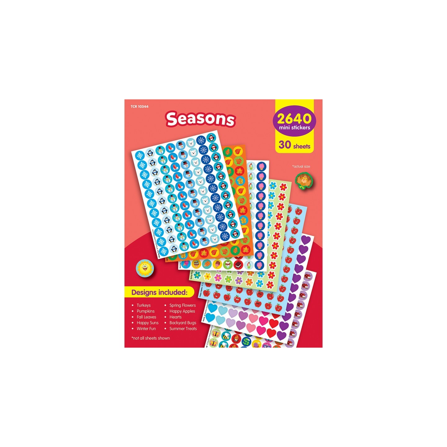Teacher Created Resources® Seasons Mini Stickers Variety Pack