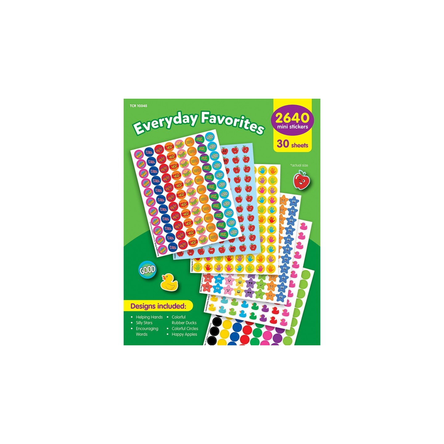 Teacher Created Resources® Everyday Favorites Mini Stickers Variety Pack