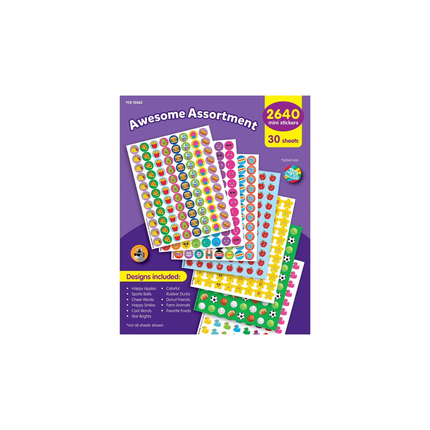 Teacher Created Resources® Awesome Assortment Mini Stickers Variety Pack