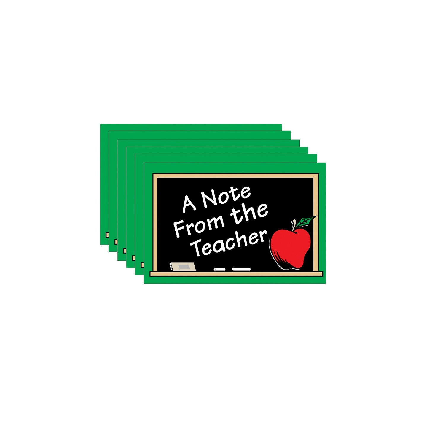 Teacher Created Resources® A Note from the Teacher Postcards, 30 Per Pack, 6 Packs