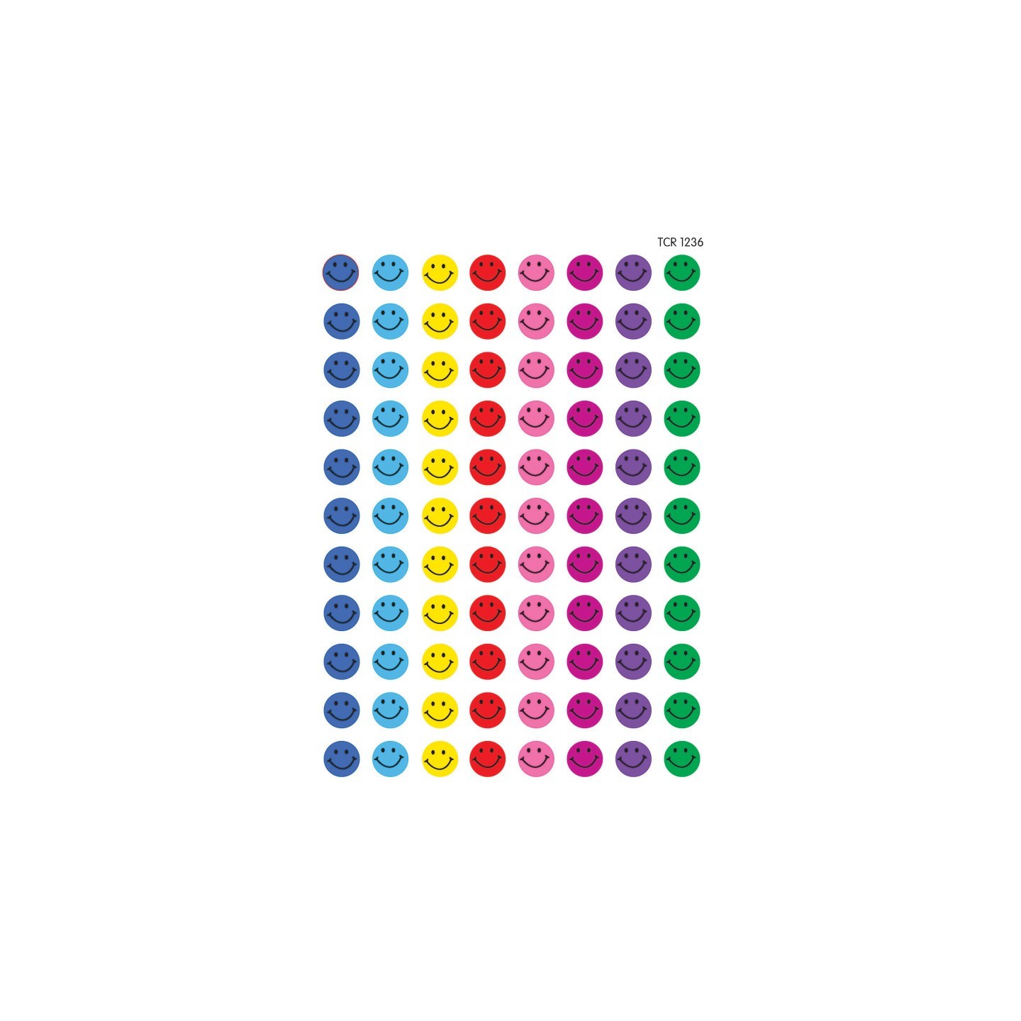 Teacher Created Resources® Happy Faces Mini Stickers, Pack of 528