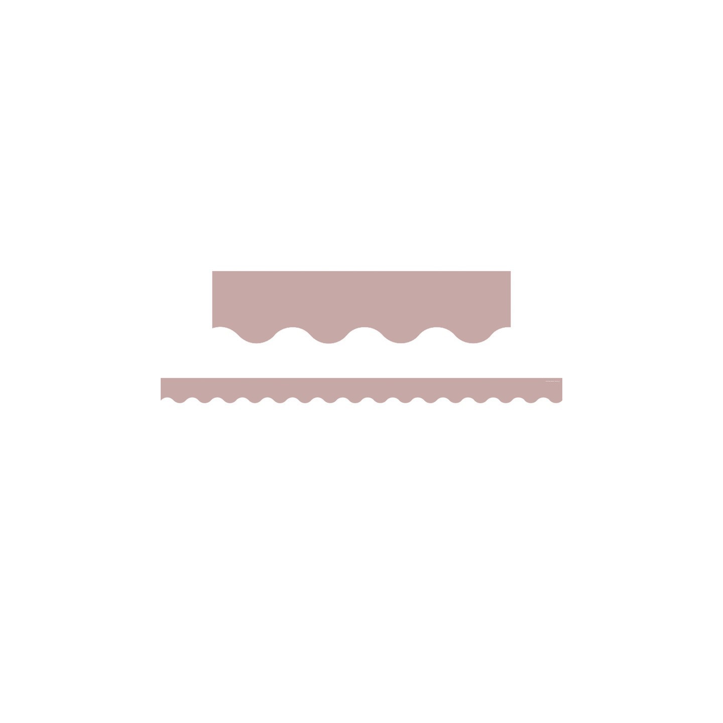 Teacher Created Resources® Light Mauve Scalloped Border Trim, 35 Feet