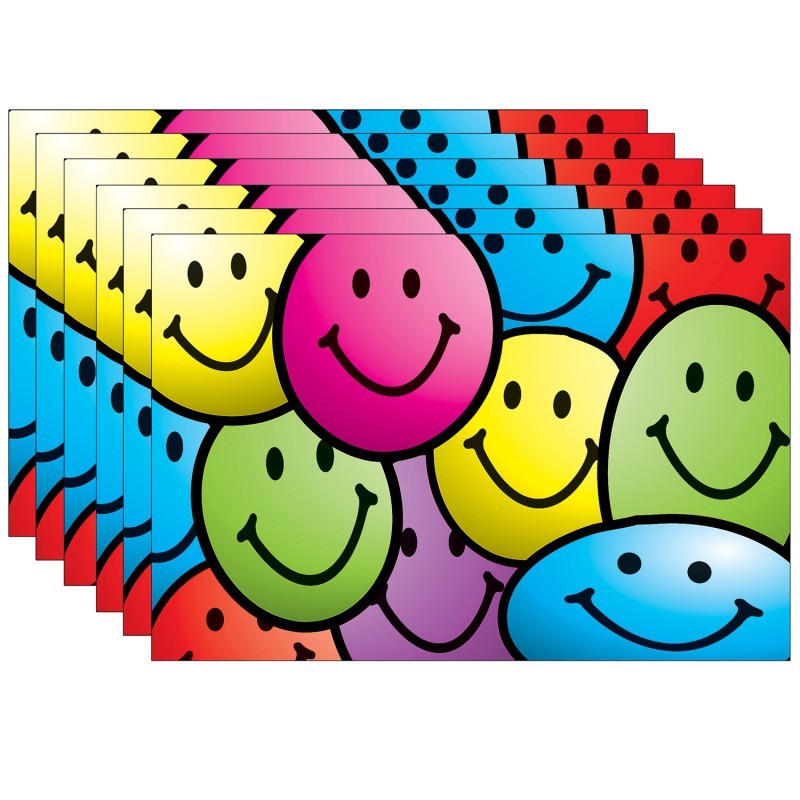 Teacher Created Resources® Smiley Faces Postcards, 30 Per Pack, 6 Packs