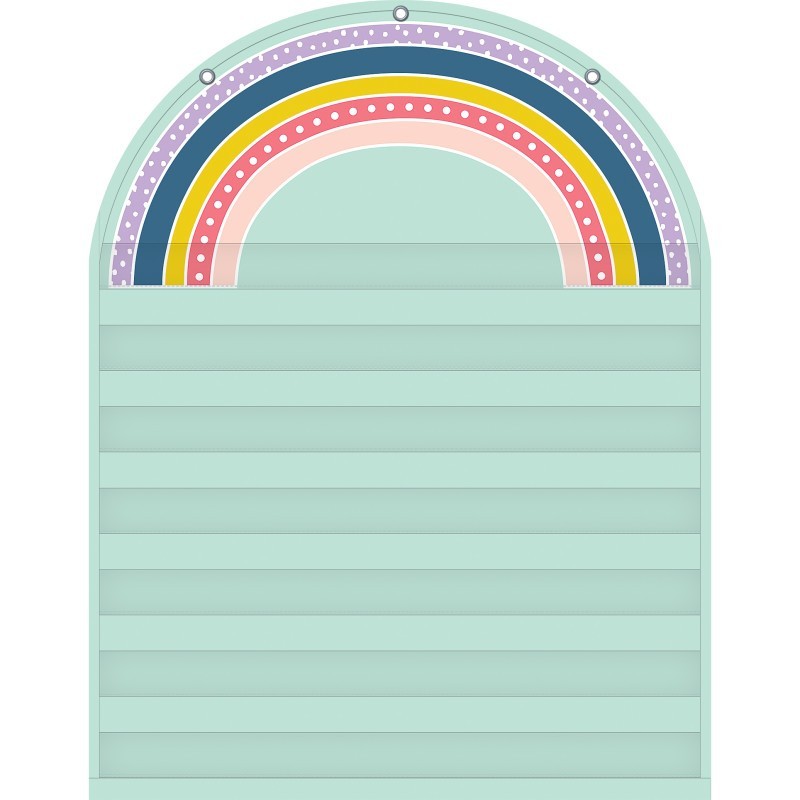 Teacher Created Resources® Oh Happy Day Rainbow 7 Pocket Chart