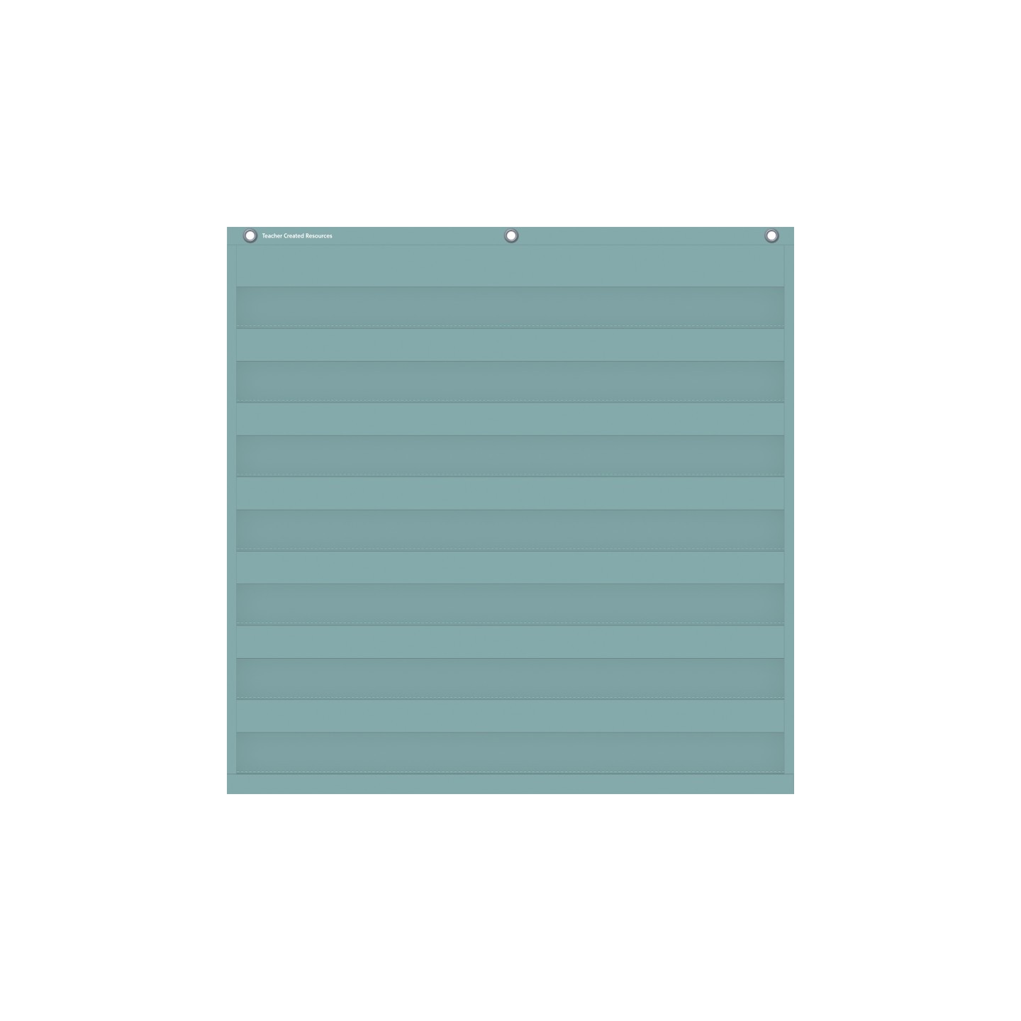 Teacher Created Resources® Calming Blue 7 Pocket Chart, 28" x 28"