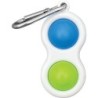 Teacher Created Resources Fidget Popper Keychain - Blue/Green