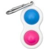 Teacher Created Resources Fidget Popper Keychain - Blue/Pink