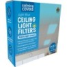 Teacher Created Resources® Light Blue Calming Covers Ceiling Light Filters, 2' x 4', Set of 4