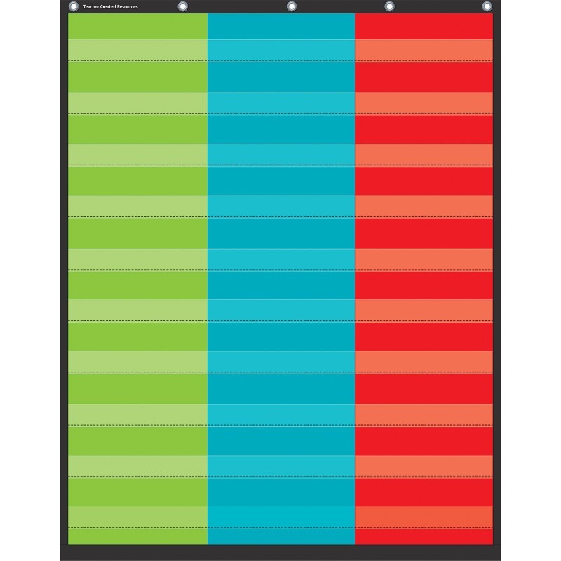 Teacher Created Resources® 3 Column Pocket Chart, 34" x 44"