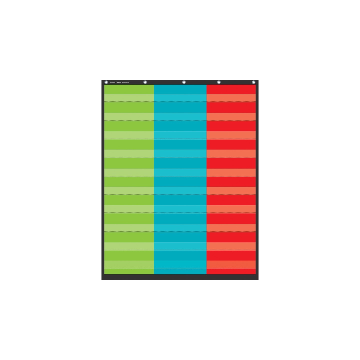 Teacher Created Resources® 3 Column Pocket Chart, 34" x 44"