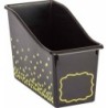 Teacher Created Resources® Black Confetti Plastic Book Bin