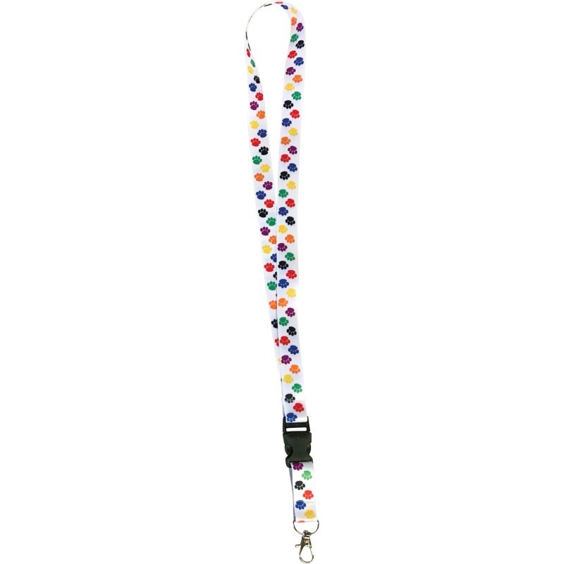 Teacher Created Resources® Colorful Paw Print Lanyard