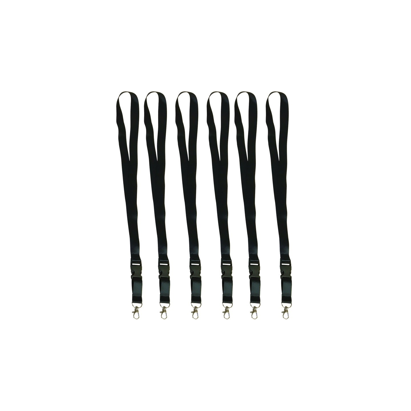 Teacher Created Resources® Black Lanyard, Pack of 6