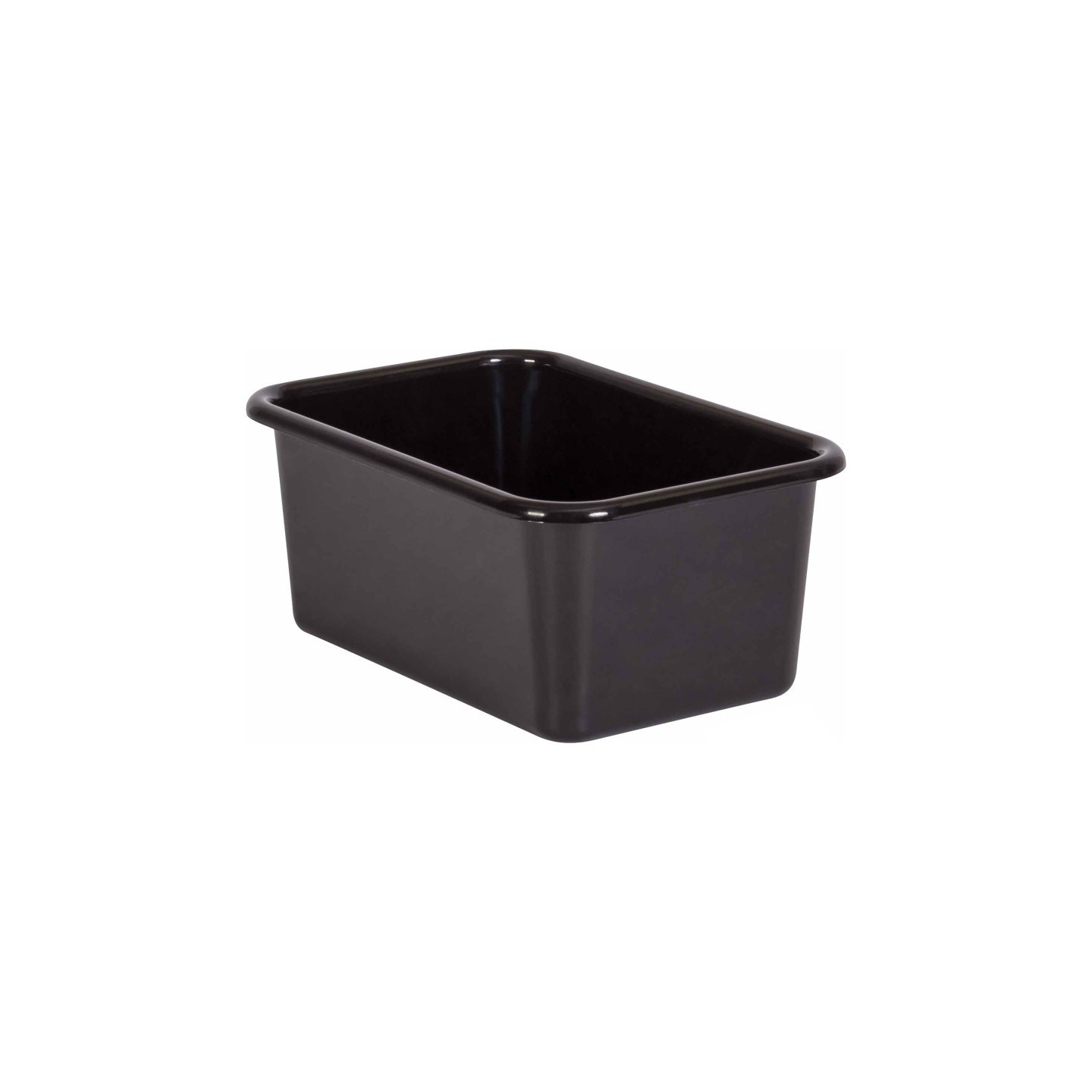 Teacher Created Resources® Black Small Plastic Storage Bin