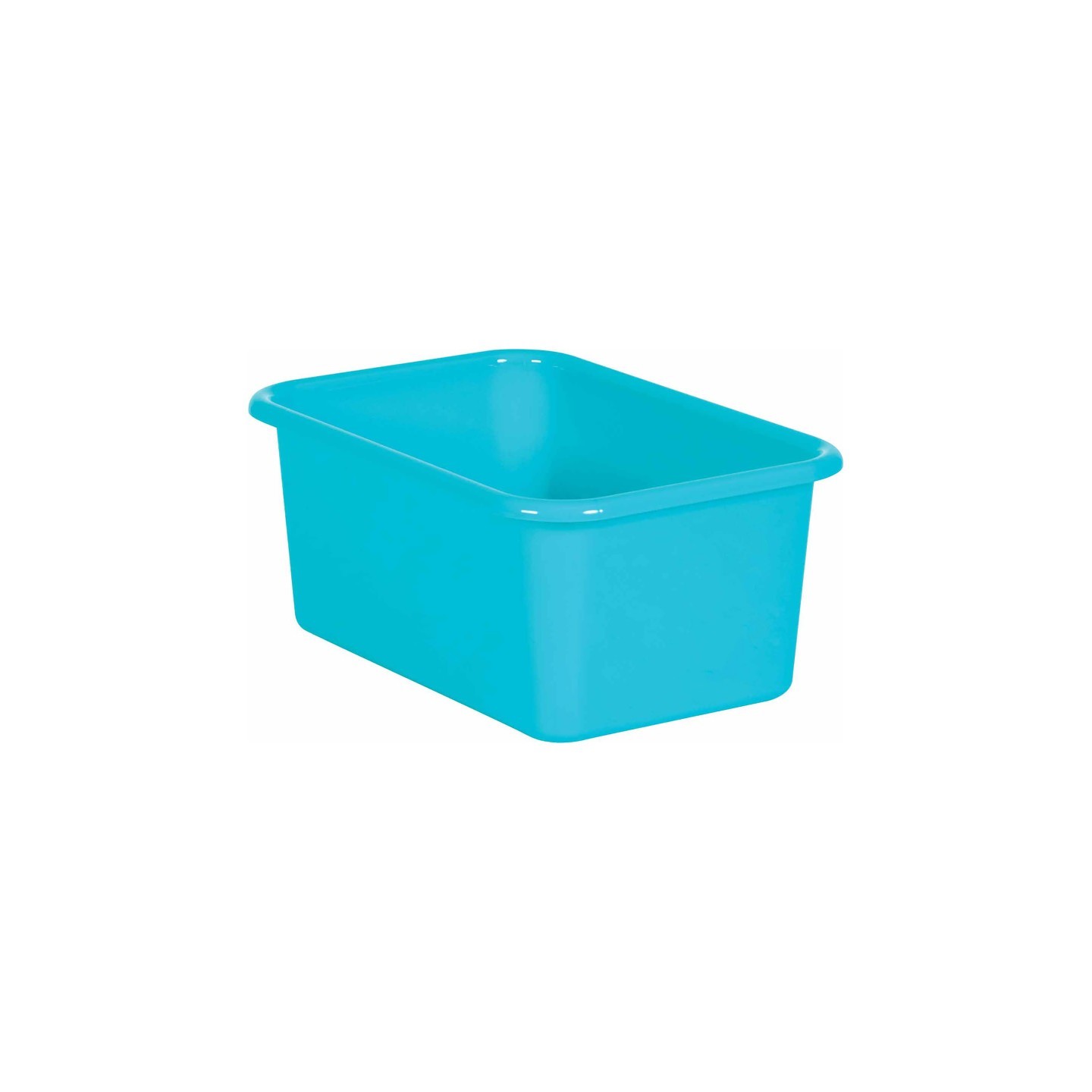 Teacher Created Resources® Teal Small Plastic Storage Bin