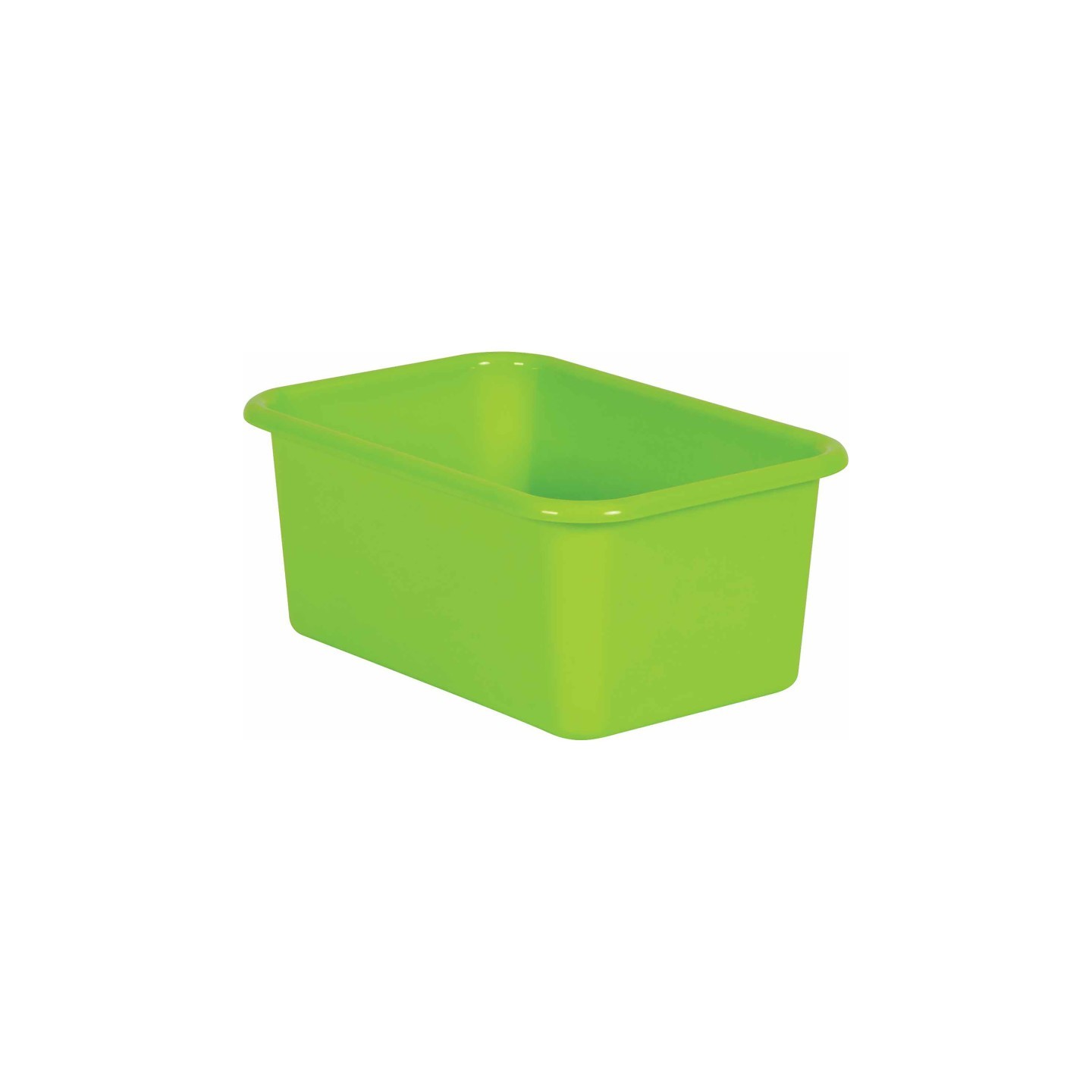 Teacher Created Resources® Lime Small Plastic Bin
