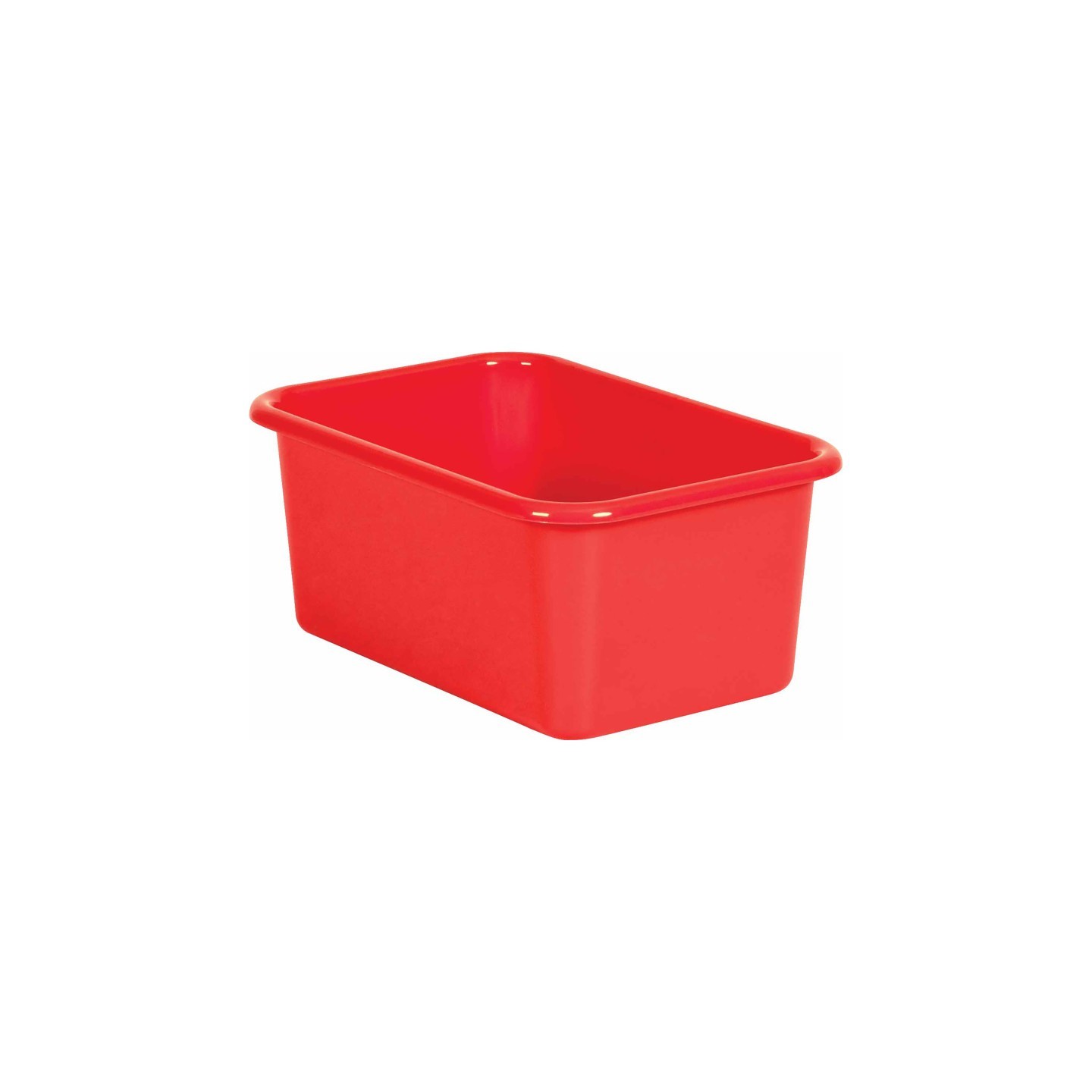 Teacher Created Resources® Red Small Plastic Storage Bin