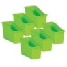 Teacher Created Resources® Lime Plastic Book Bin, Pack of 6