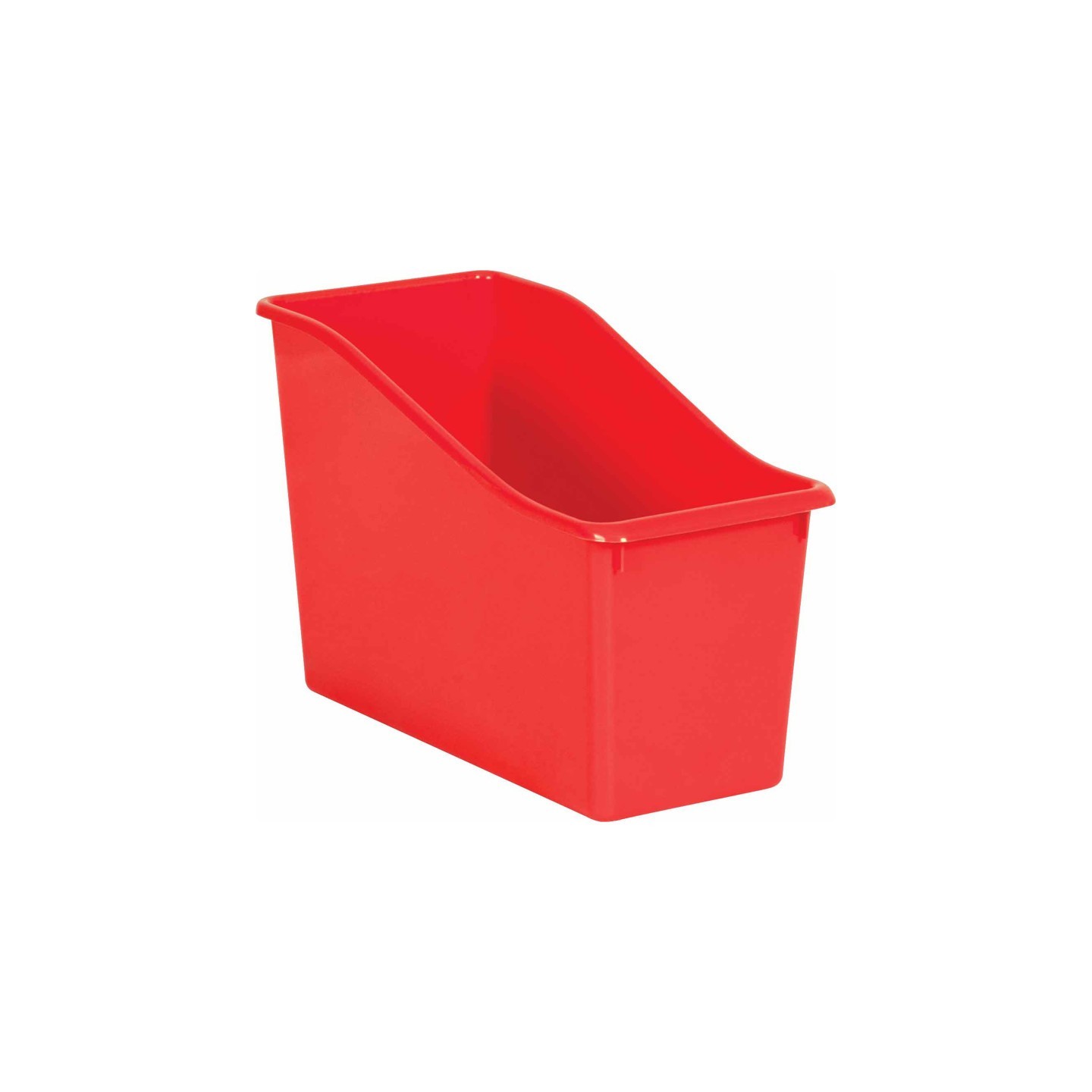 Teacher Created Resources® Red Plastic Book Bin