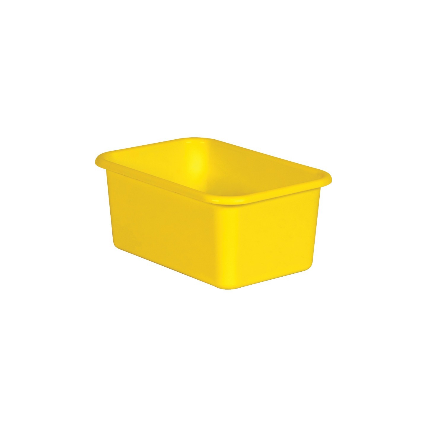 Teacher Created Resources® Yellow Small Plastic Storage Bin