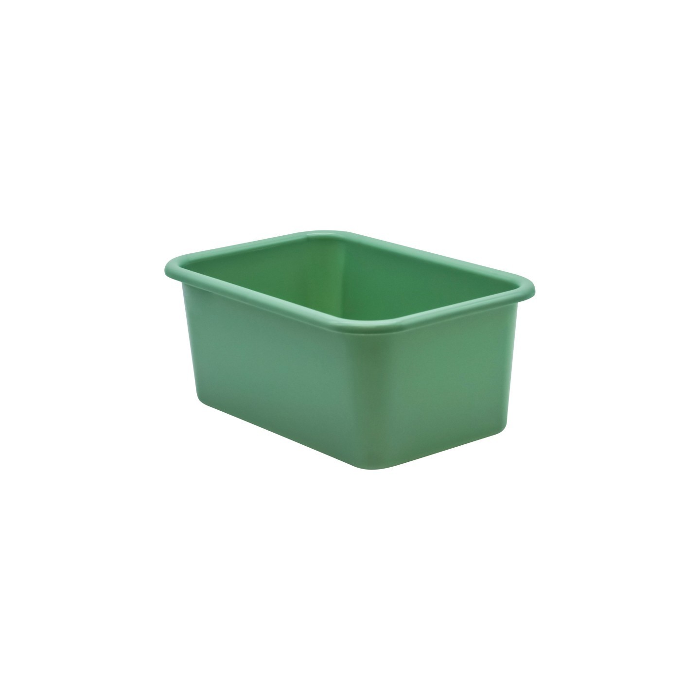 Teacher Created Resources® Eucalyptus Green Small Plastic Storage Bin