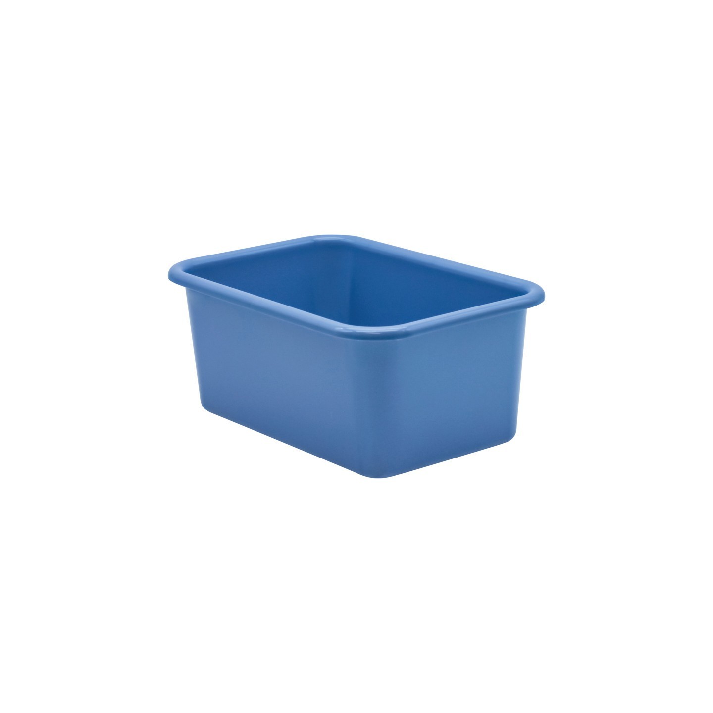 Teacher Created Resources® Slate Blue Small Plastic Storage Bin
