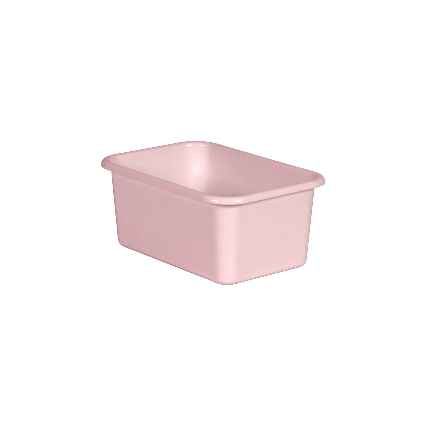 Teacher Created Resources® Blush Small Plastic Storage Bin