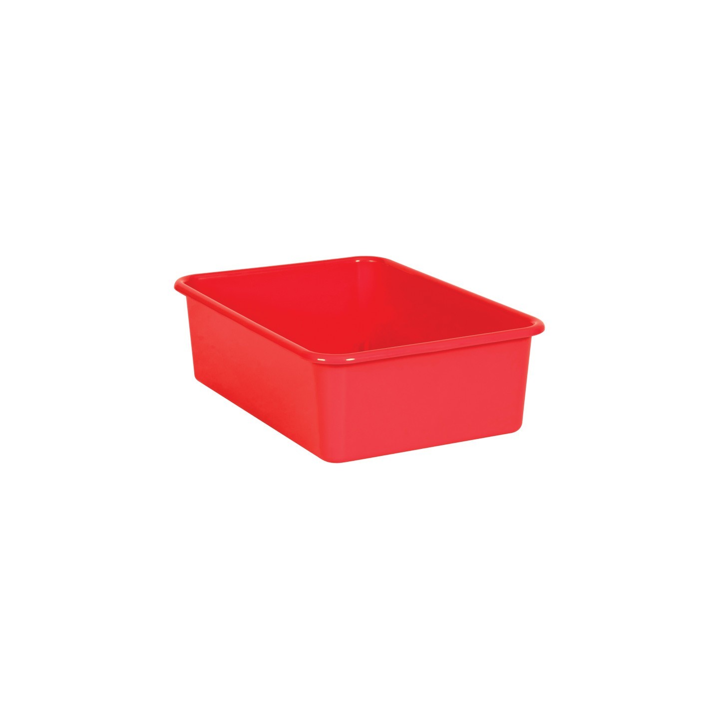 Teacher Created Resources® Red Large Plastic Storage Bin