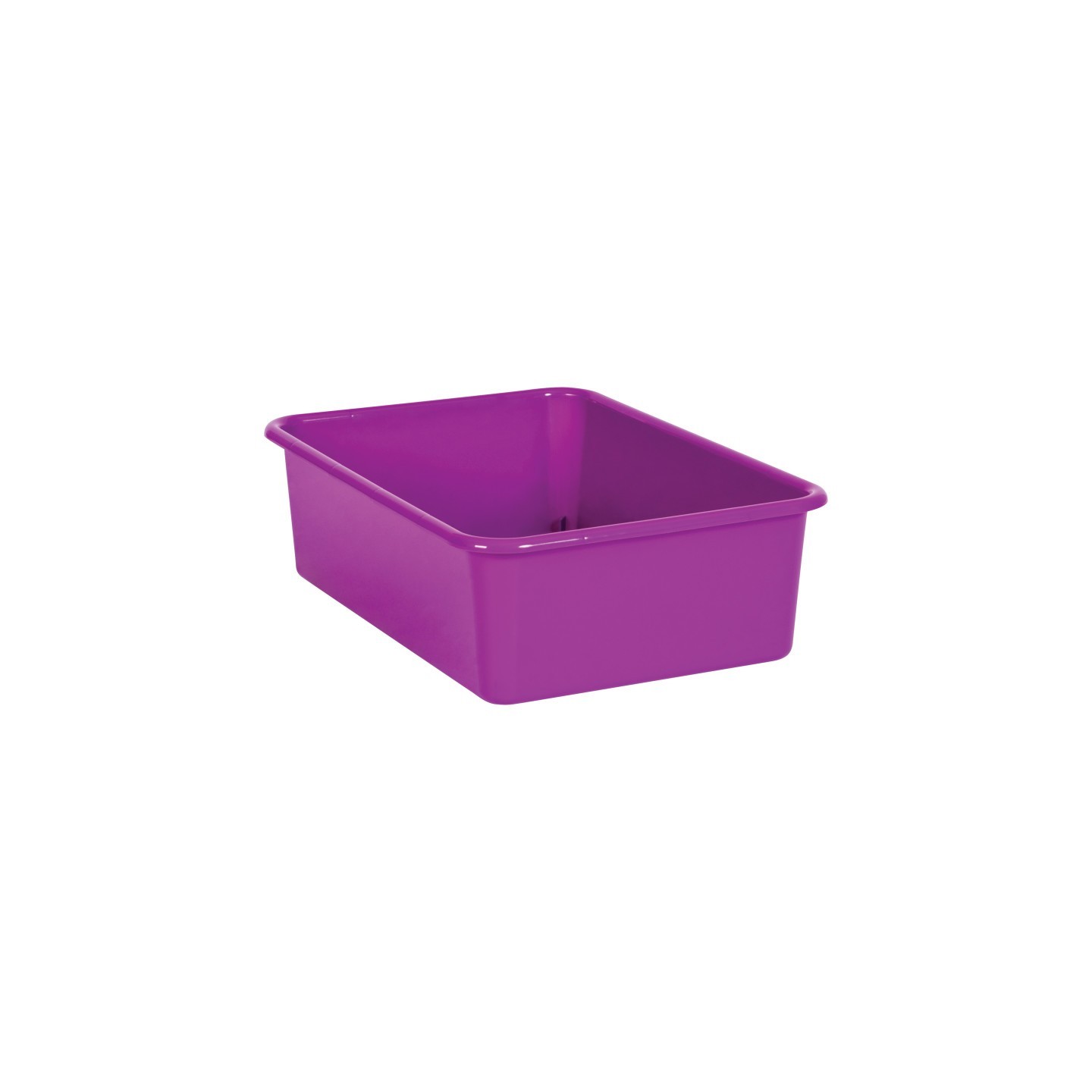 Teacher Created Resources® Purple Large Plastic Storage Bin