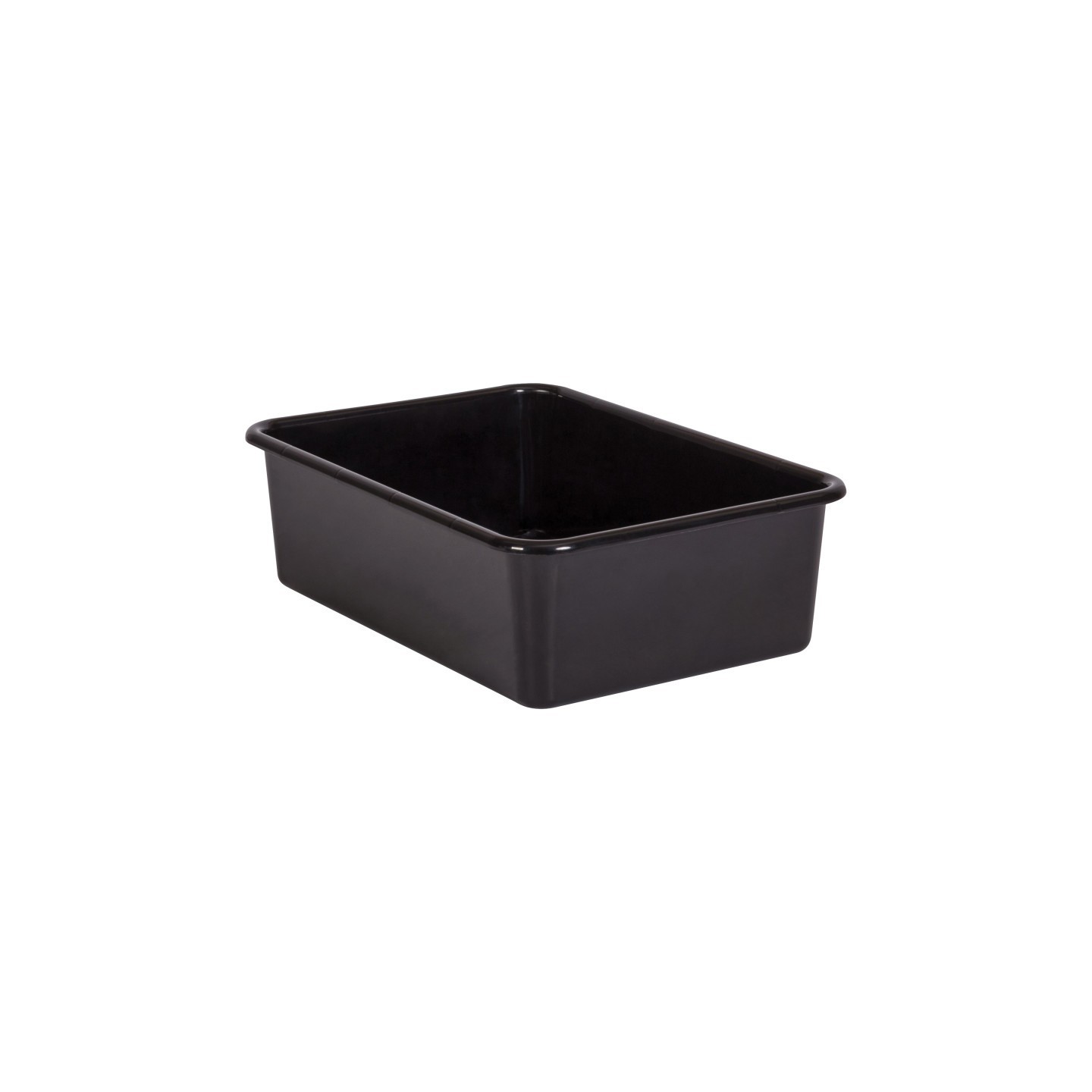 Teacher Created Resources® Black Large Plastic Storage Bin