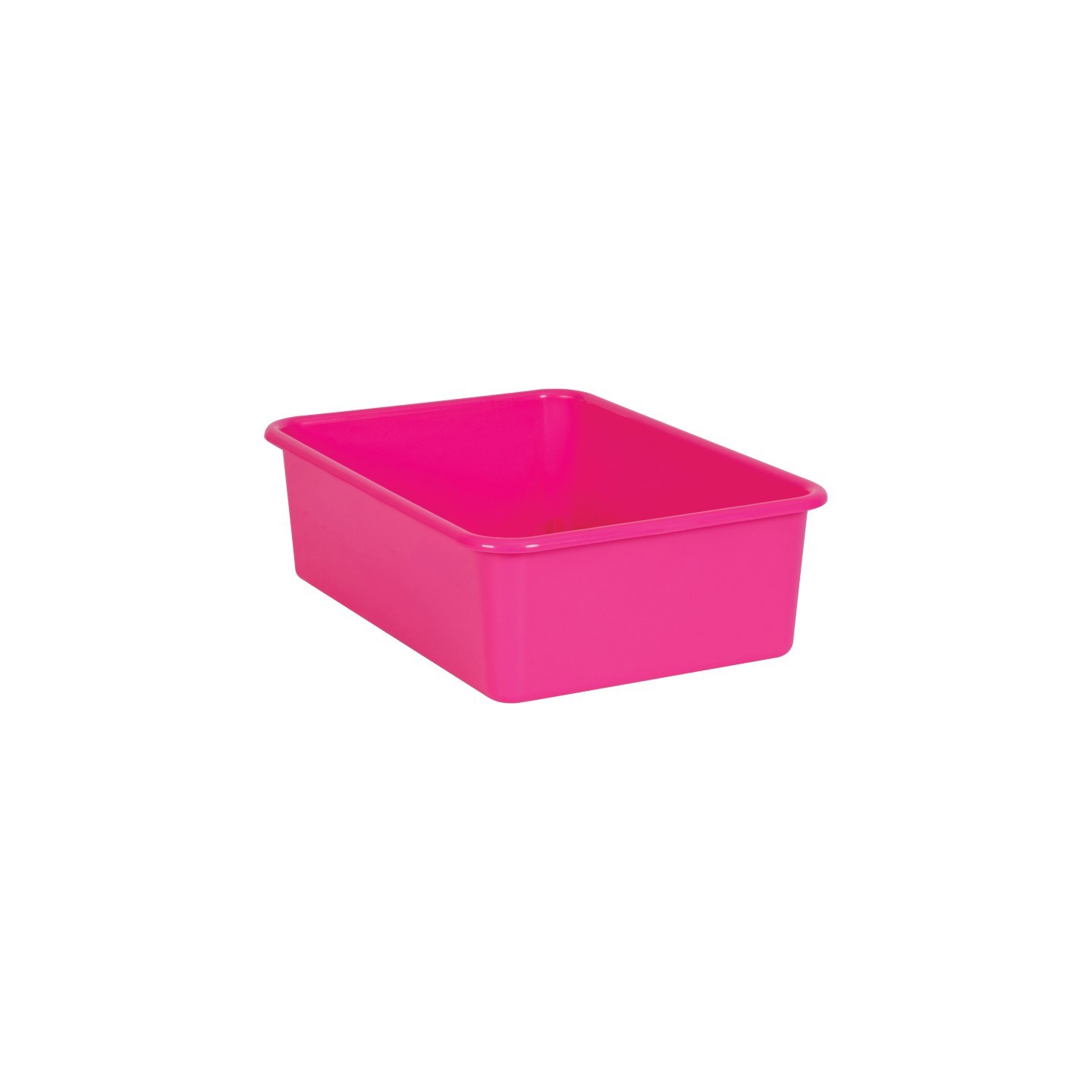 Teacher Created Resources® Pink Large Plastic Storage Bin