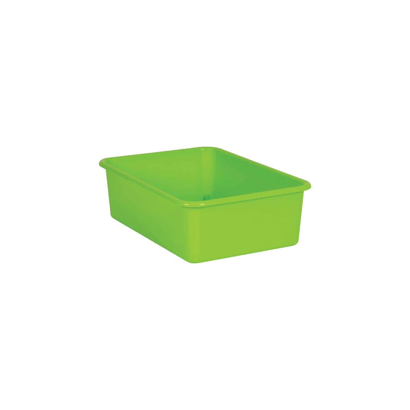 Teacher Created Resources® Lime Large Plastic Storage Bin