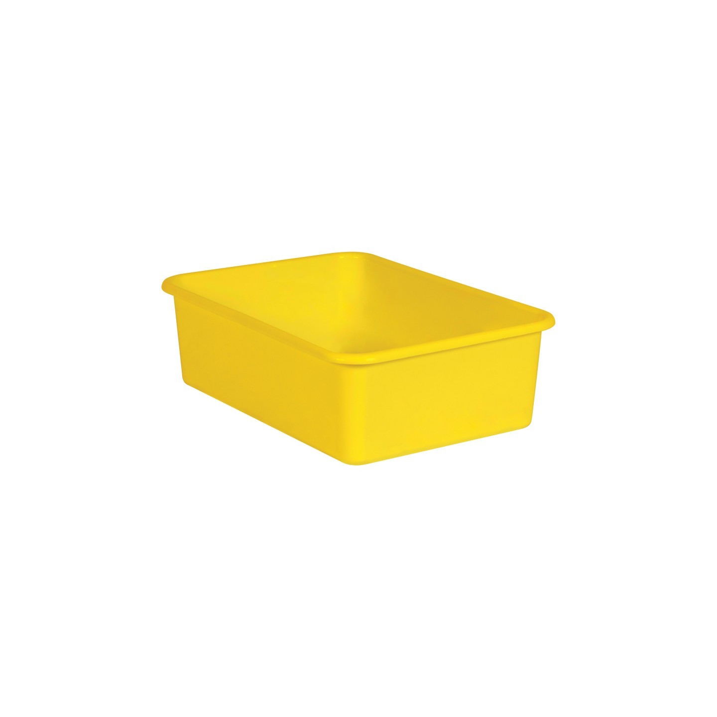 Teacher Created Resources® Yellow Large Plastic Storage Bin