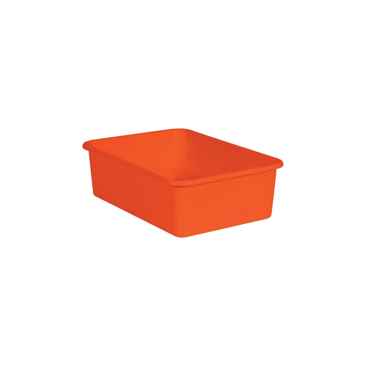 Teacher Created Resources® Orange Large Plastic Storage Bin