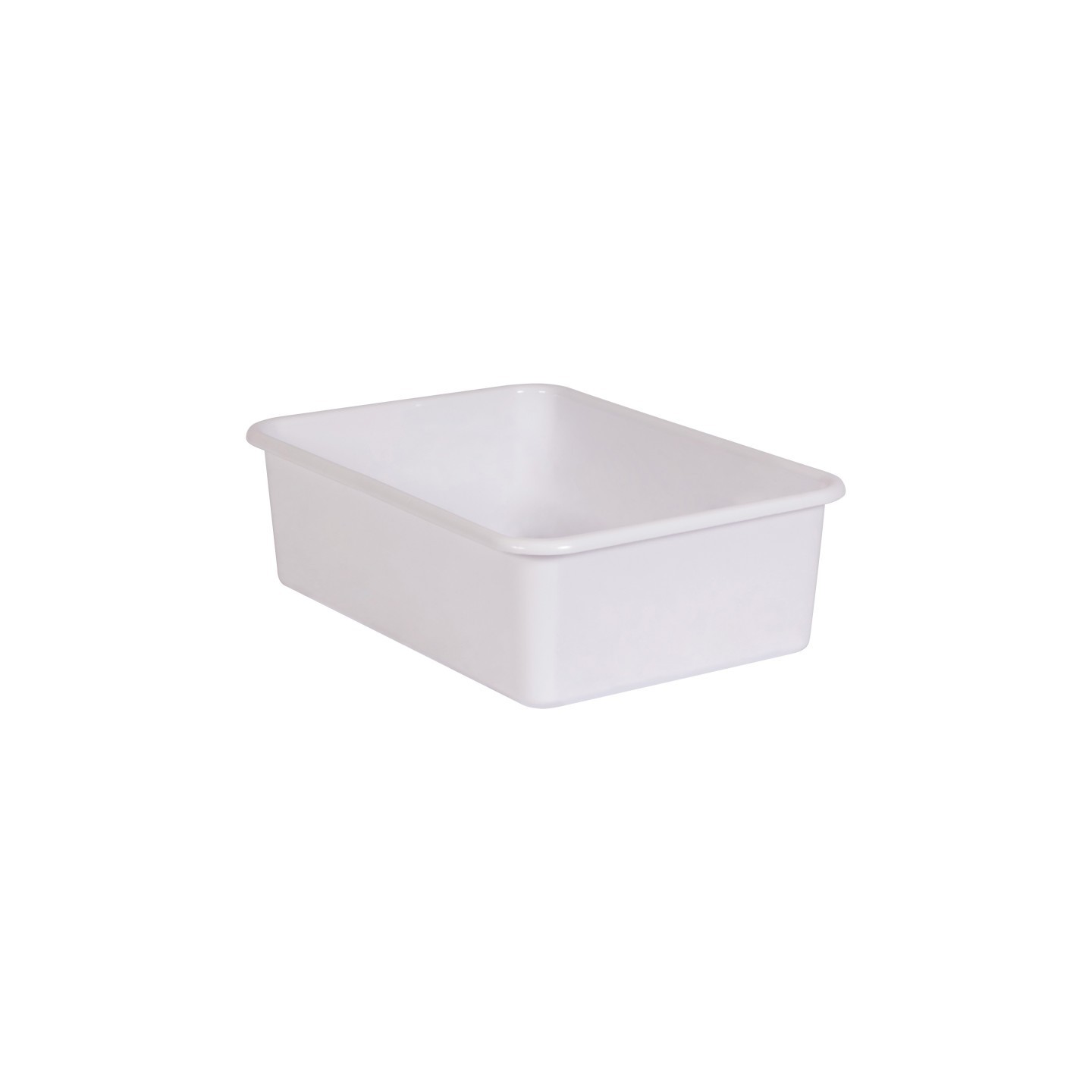 Teacher Created Resources® White Large Plastic Storage Bin