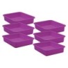 Teacher Created Resources® Purple Large Plastic Letter Tray, Pack of 6