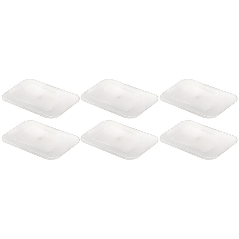 Teacher Created Resources® Plastic Letter Tray Lid, Clear, Pack of 6