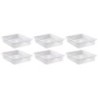 Teacher Created Resources® Large Plastic Letter Tray, Clear, Pack of 6
