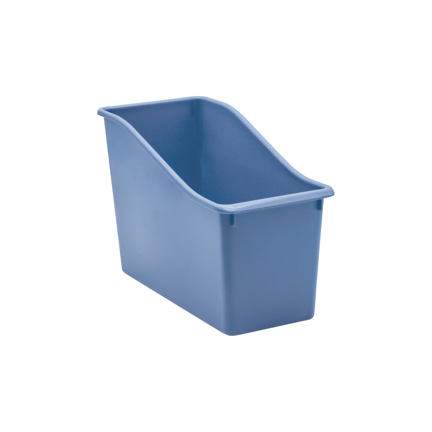 Teacher Created Resources® Slate Blue Plastic Book Bin
