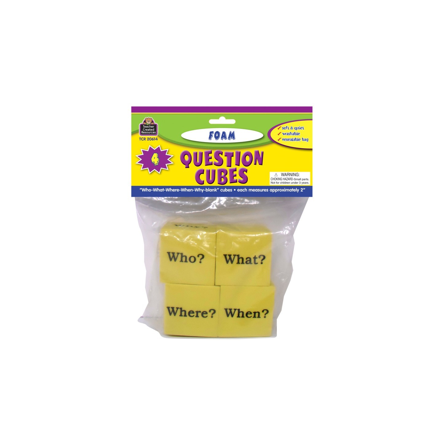 Teacher Created Resources® Foam Question Cubes